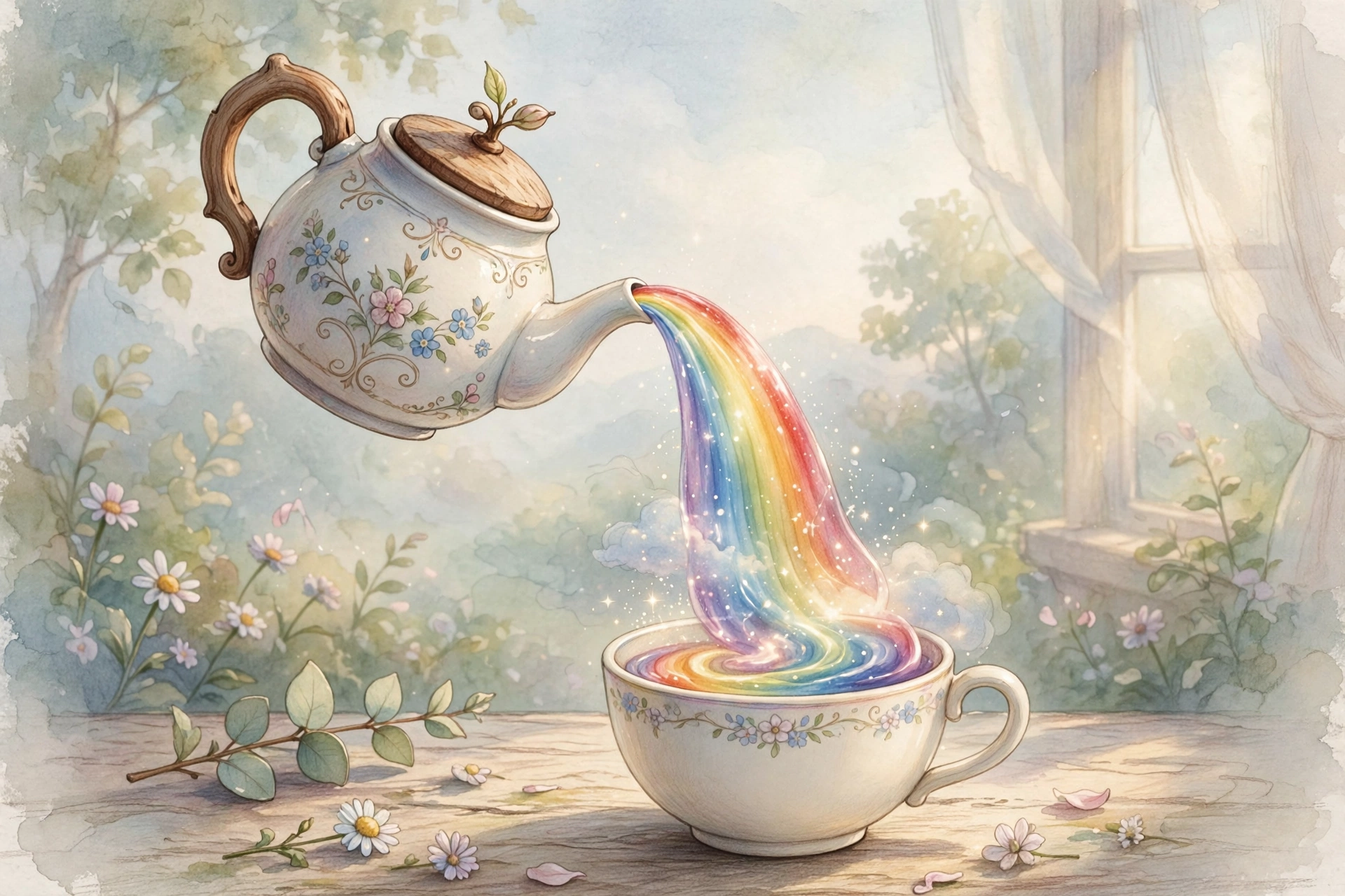 Rainbow Teapot