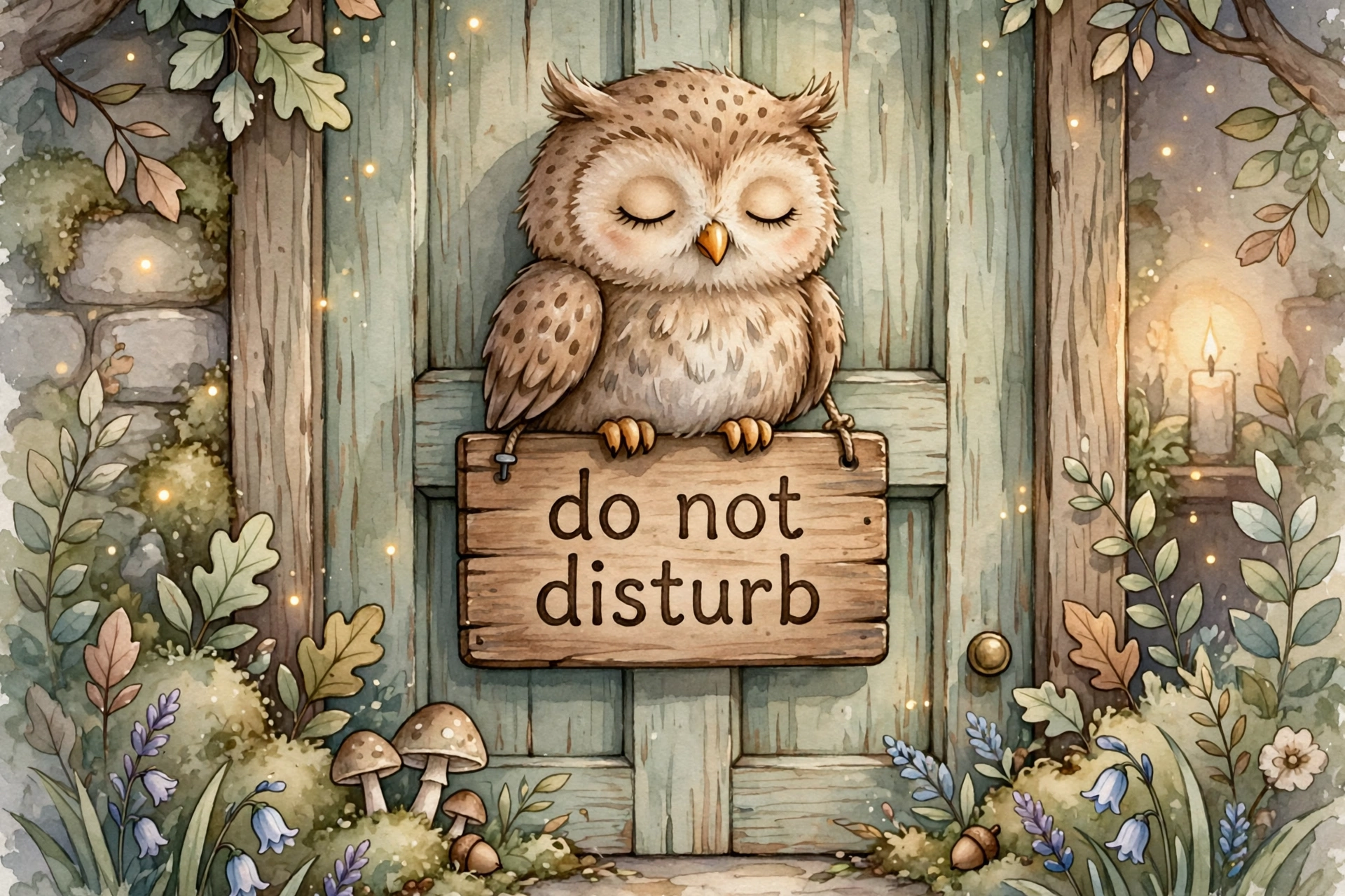 Sleepy Owl