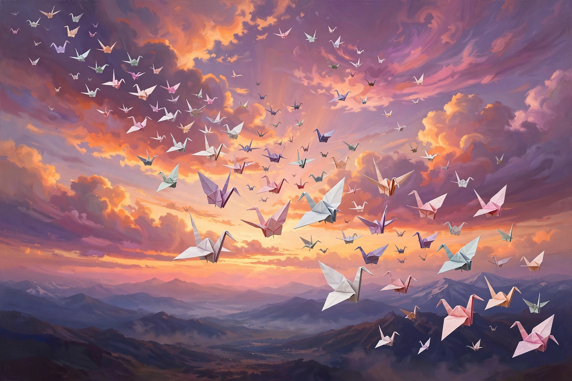 Paper Crane Migration